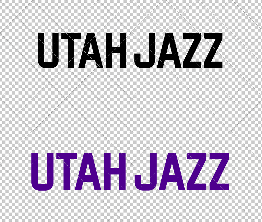 Utah Jazz Wordmark 2025, Svg, Dxf, Eps, Png - SvgShopArt
