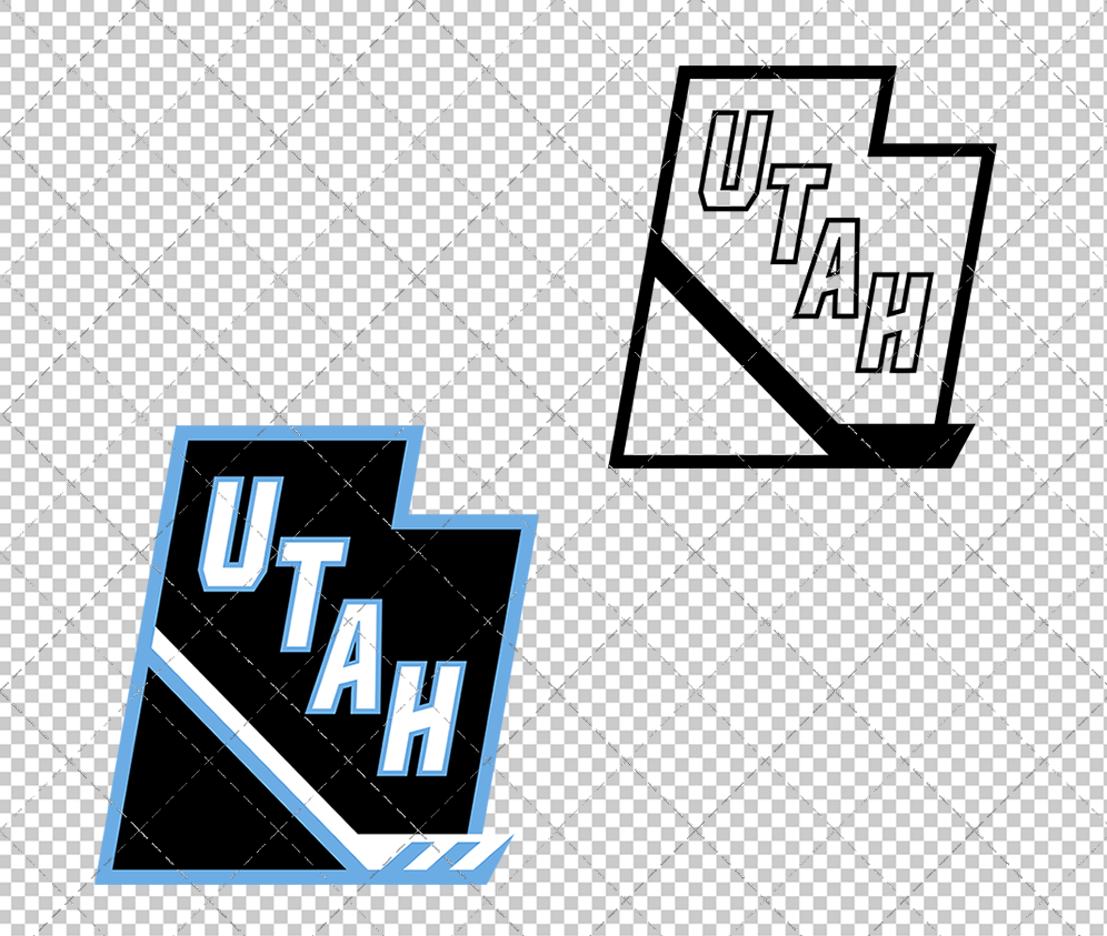 Utah Mammoth Alternate 2025 003, Svg, Dxf, Eps, Png - SvgShopArt