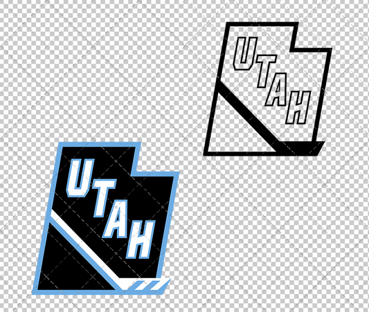 Utah Mammoth Alternate 2025 003, Svg, Dxf, Eps, Png - SvgShopArt