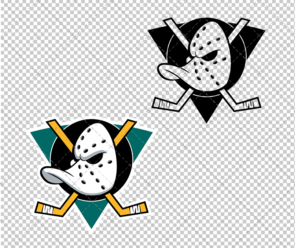 Anaheim Ducks 1993, Svg, Dxf, Eps, Png - SvgShopArt