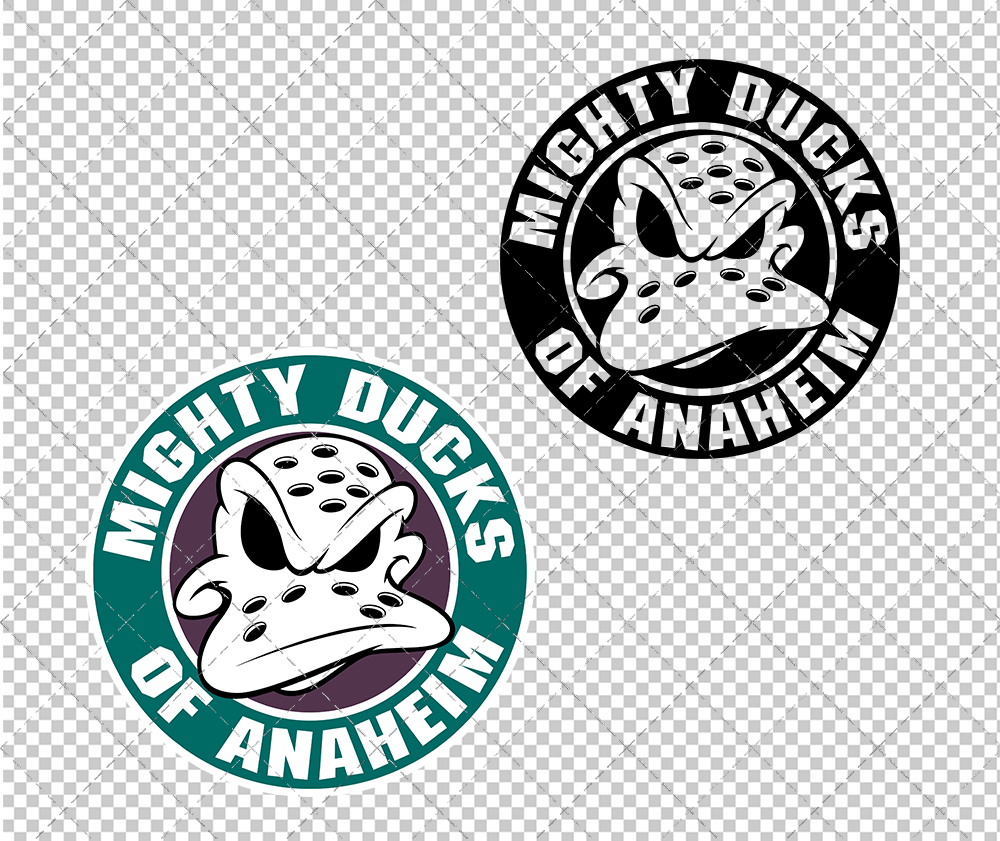 Anaheim Ducks Alternate 1995, Svg, Dxf, Eps, Png - SvgShopArt