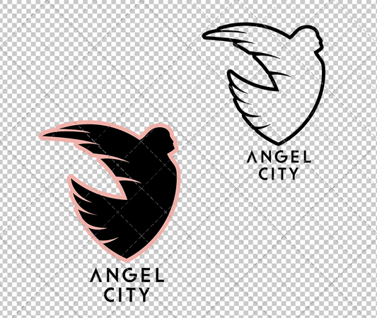 Angel City FC Alternate 2022 002, Svg, Dxf, Eps, Png