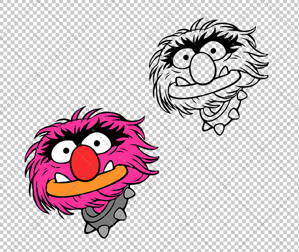 Animal - The Muppet 002, Svg, Dxf, Eps, Png - SvgShopArt