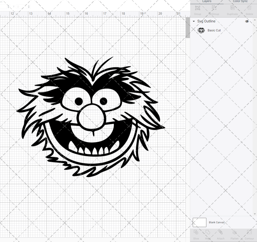 Animal - The Muppet, Svg, Dxf, Eps, Png - SvgShopArt
