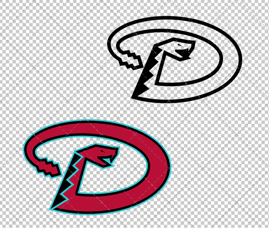 Arizona Diamondbacks Alternate 2024 002, Svg, Dxf, Eps, Png - SvgShopArt