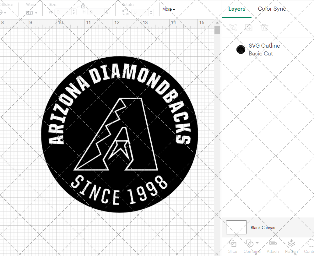 Arizona Diamondbacks Circle 1998, Svg, Dxf, Eps, Png - SvgShopArt