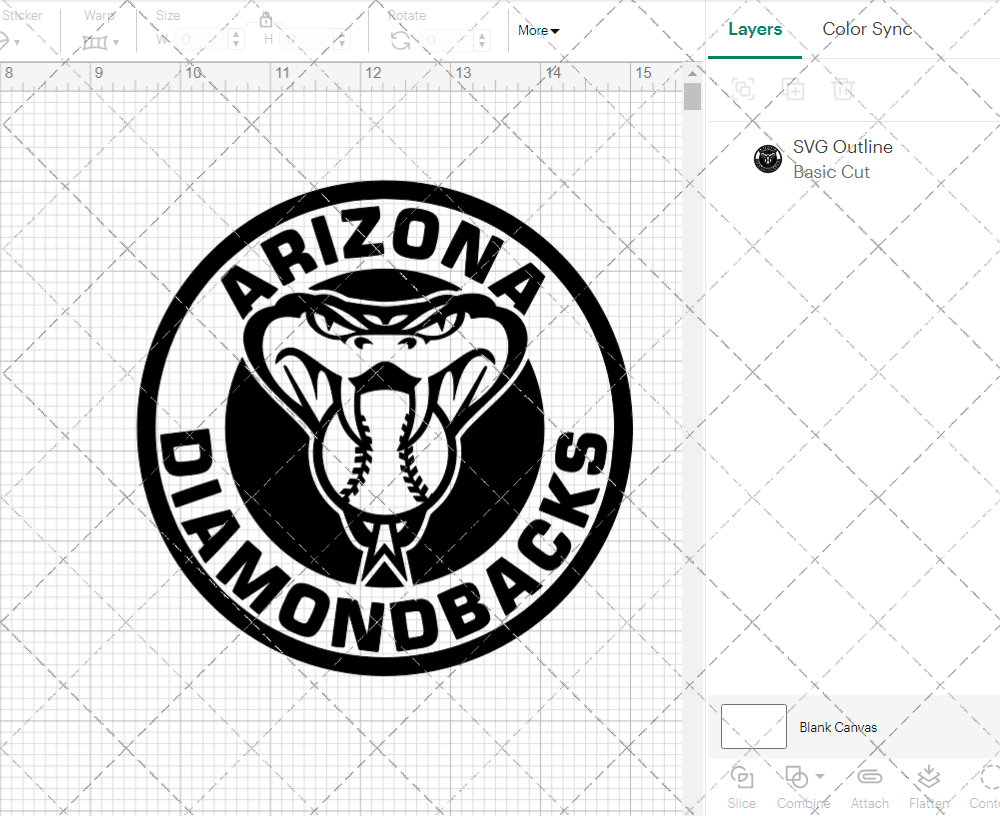 Arizona Diamondbacks Circle 2016, Svg, Dxf, Eps, Png - SvgShopArt