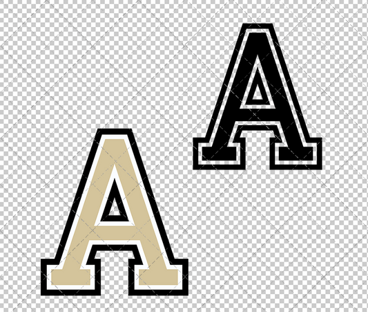 Army Black Knights Secondary 2015, Svg, Dxf, Eps, Png - SvgShopArt