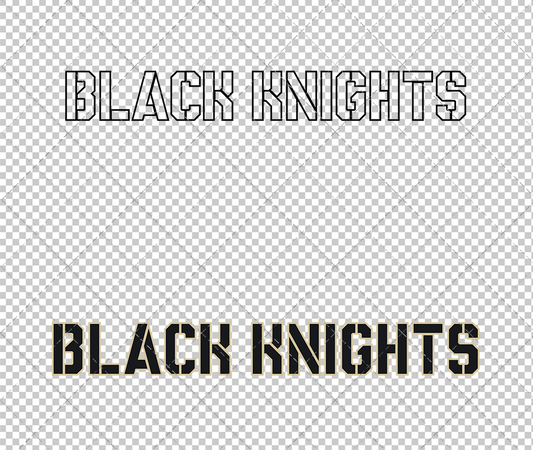 Army Black Knights Wordmark 2015 005, Svg, Dxf, Eps, Png - SvgShopArt
