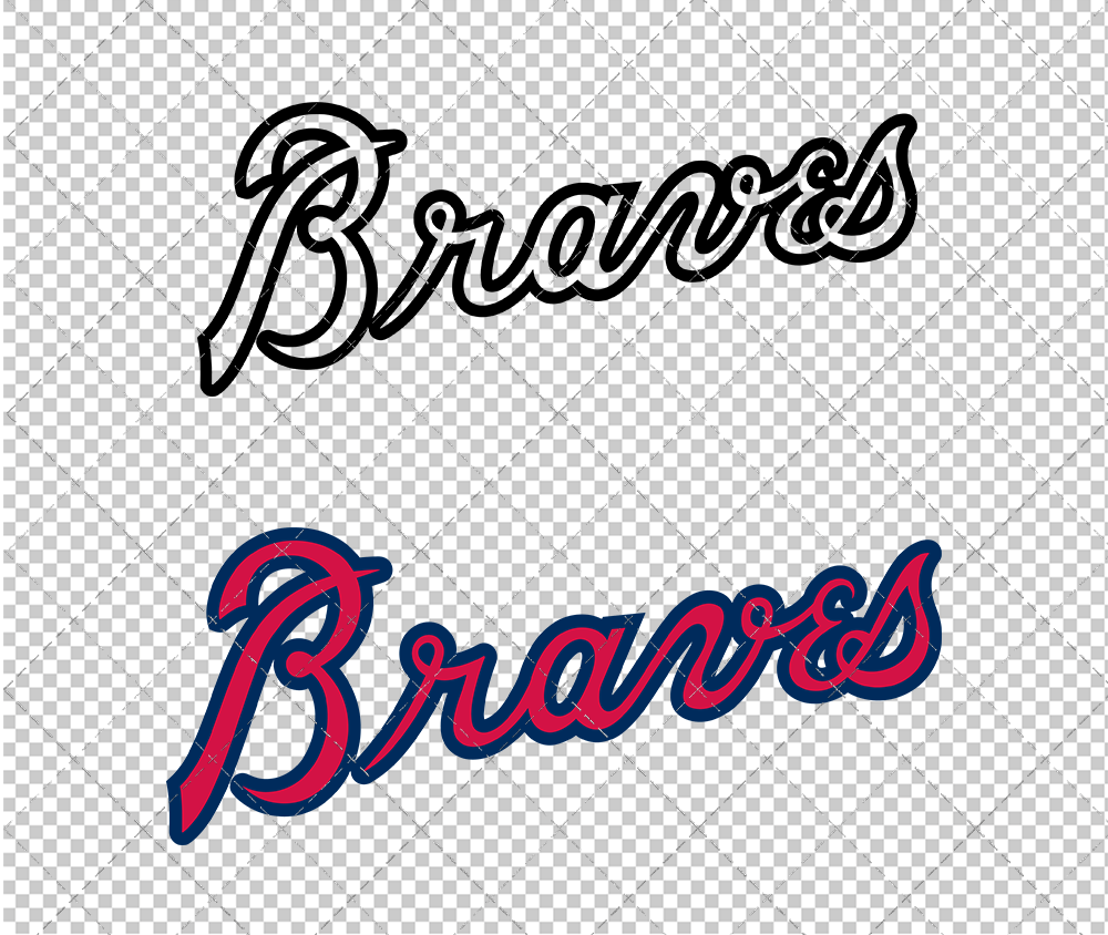 Atlanta Braves Jersey 2018 002, Svg, Dxf, Eps, Png - SvgShopArt