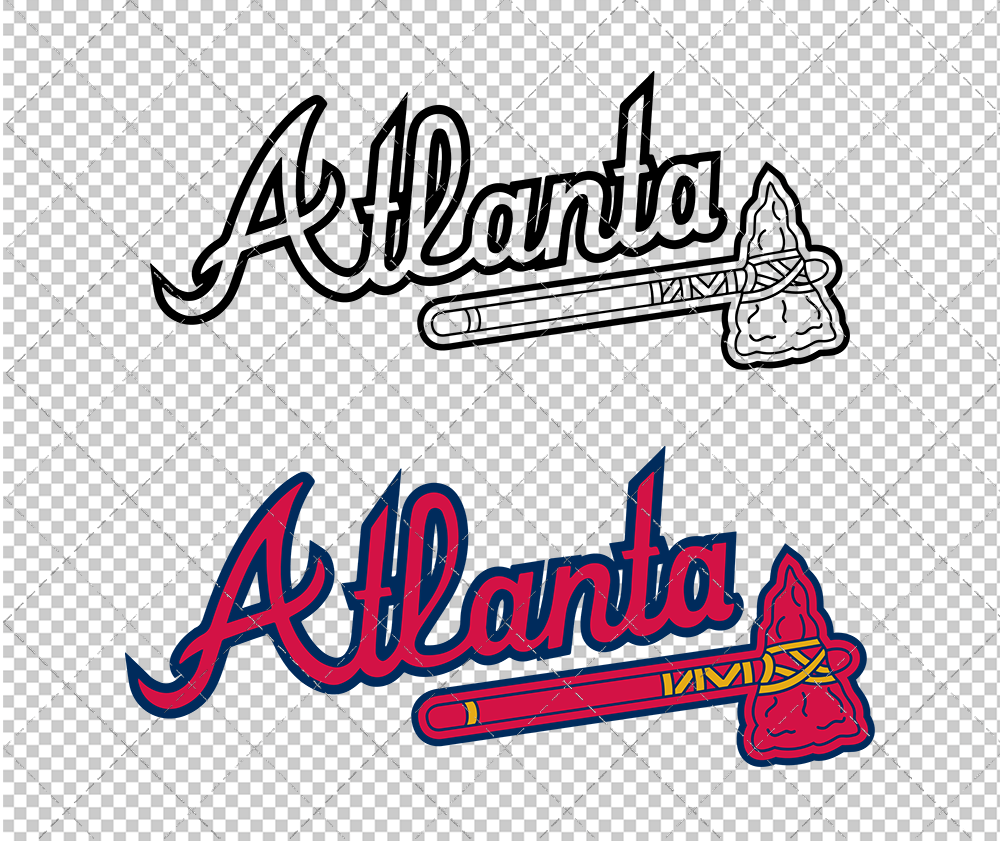 Atlanta Braves Jersey 2018 003, Svg, Dxf, Eps, Png - SvgShopArt