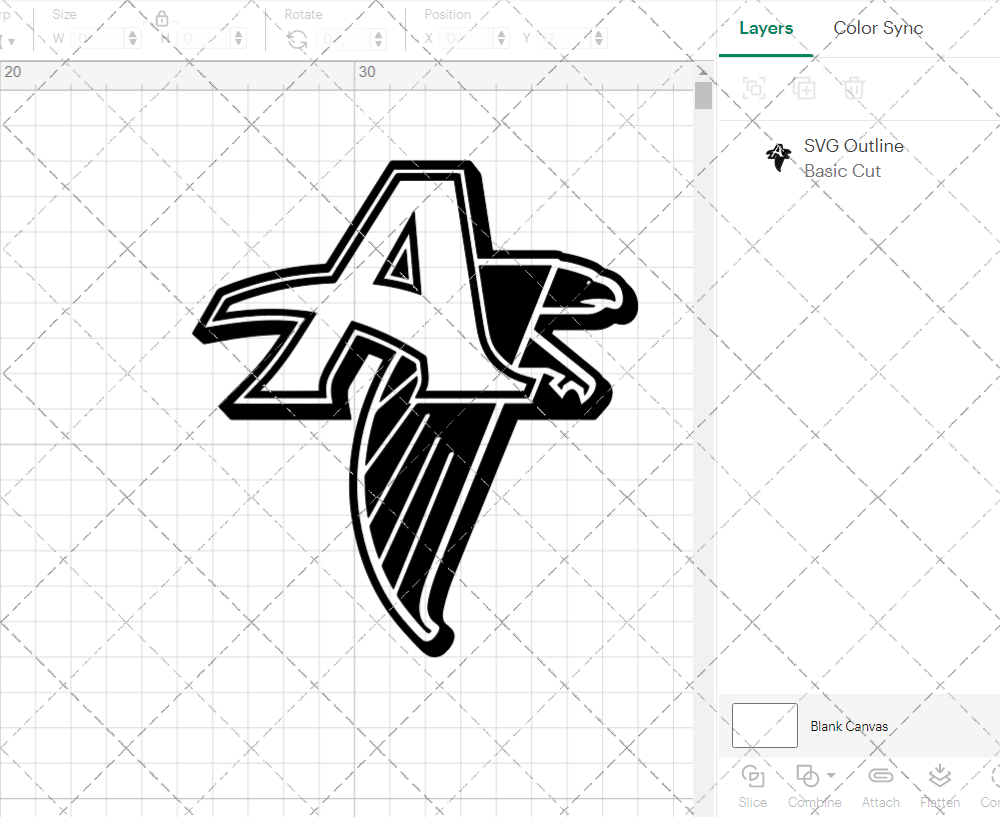 Atlanta Falcons Alternate 1990, Svg, Dxf, Eps, Png - SvgShopArt