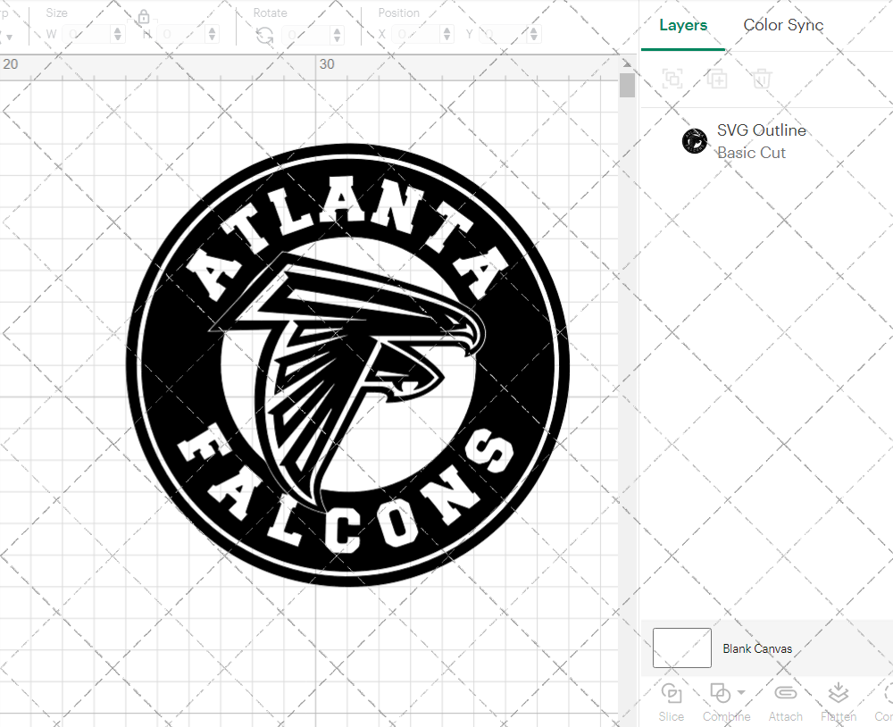 Atlanta Falcons Circle 2003 003, Svg, Dxf, Eps, Png - SvgShopArt