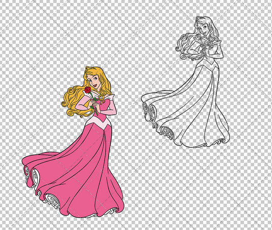 Aurora - Sleeping Beauty, Svg, Dxf, Eps, Png - SvgShopArt