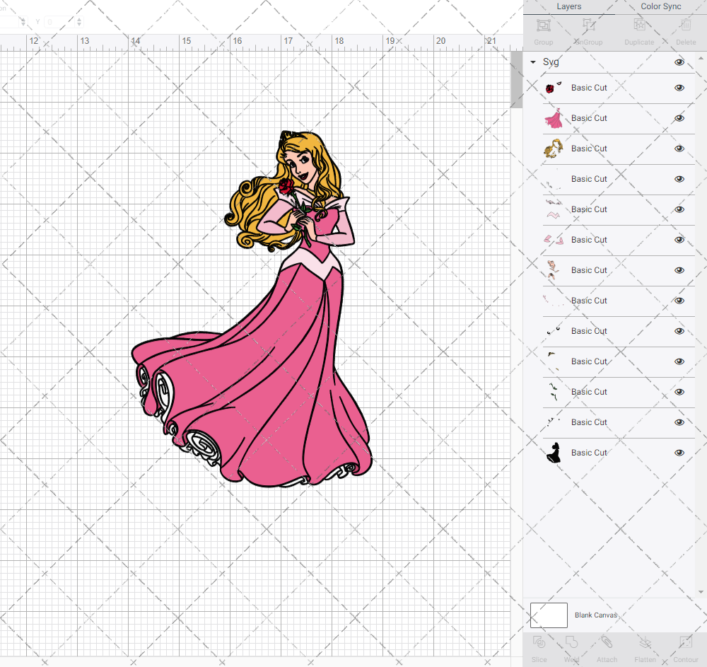 Aurora - Sleeping Beauty, Svg, Dxf, Eps, Png - SvgShopArt