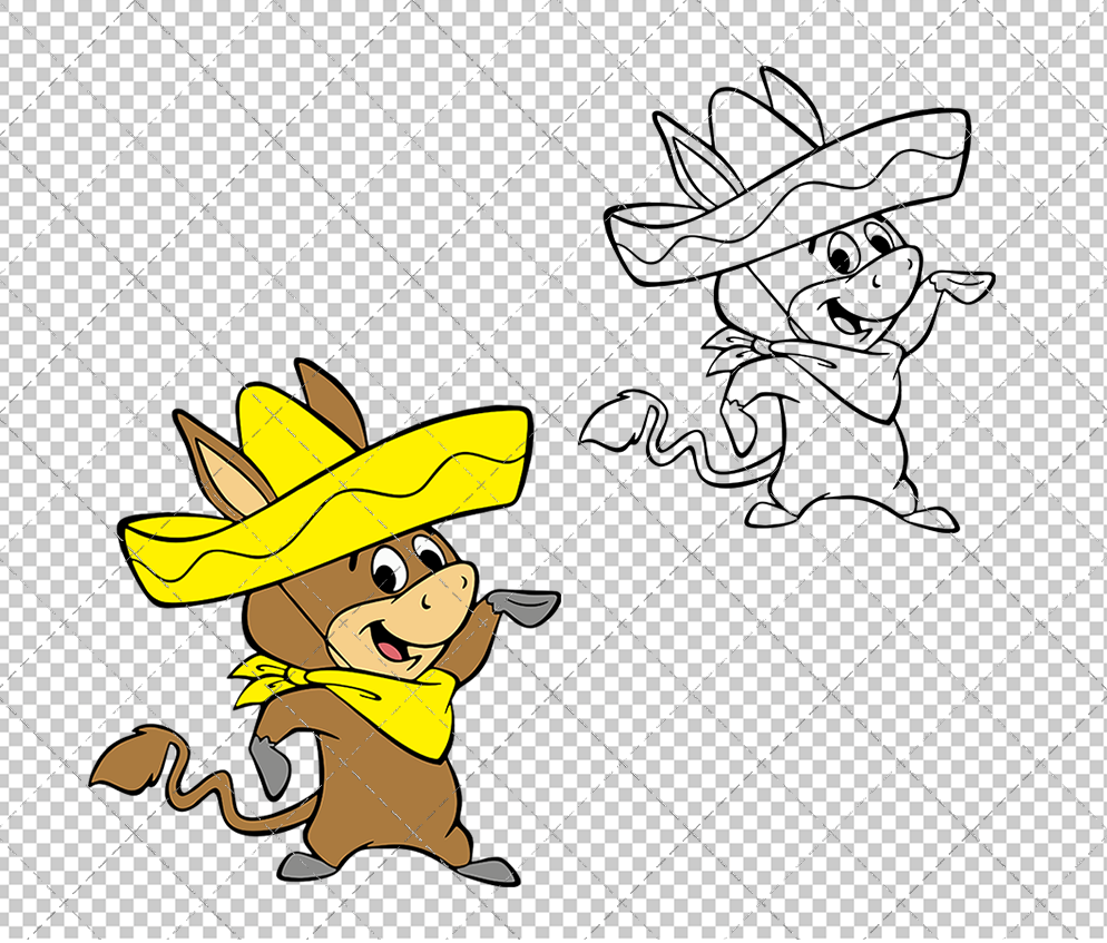 Baba Looey - Quick Draw McGraw, Svg, Dxf, Eps, Png - SvgShopArt