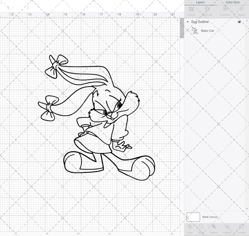 Babs Bunny - Tiny Toon Adventures, Svg, Dxf, Eps, Png - SvgShopArt