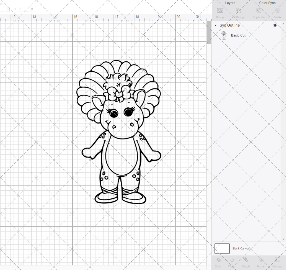 Baby Bop - Barney & Friends, Svg, Dxf, Eps, Png - SvgShopArt