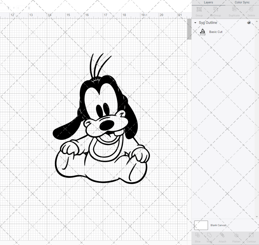 Baby Goofy, Svg, Dxf, Eps, Png - SvgShopArt