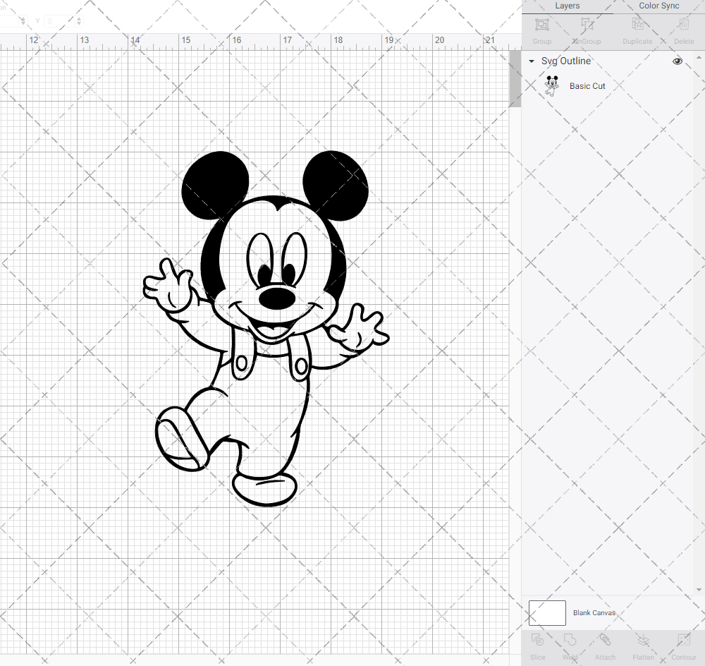 Baby Mickey Mouse, Svg, Dxf, Eps, Png - SvgShopArt