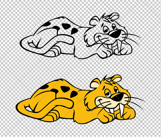 Baby Puss - The Flintstones, Svg, Dxf, Eps, Png - SvgShopArt