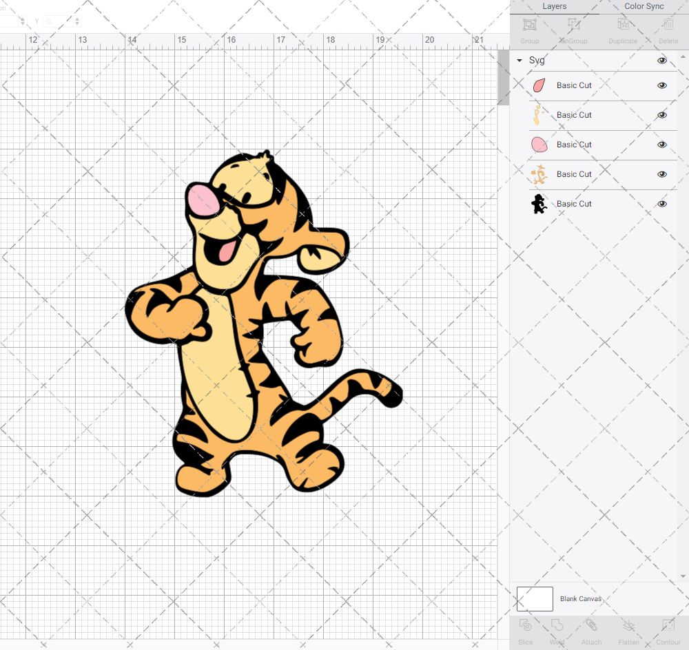 Baby Tigger - Winnie The Pooh 002, Svg, Dxf, Eps, Png - SvgShopArt