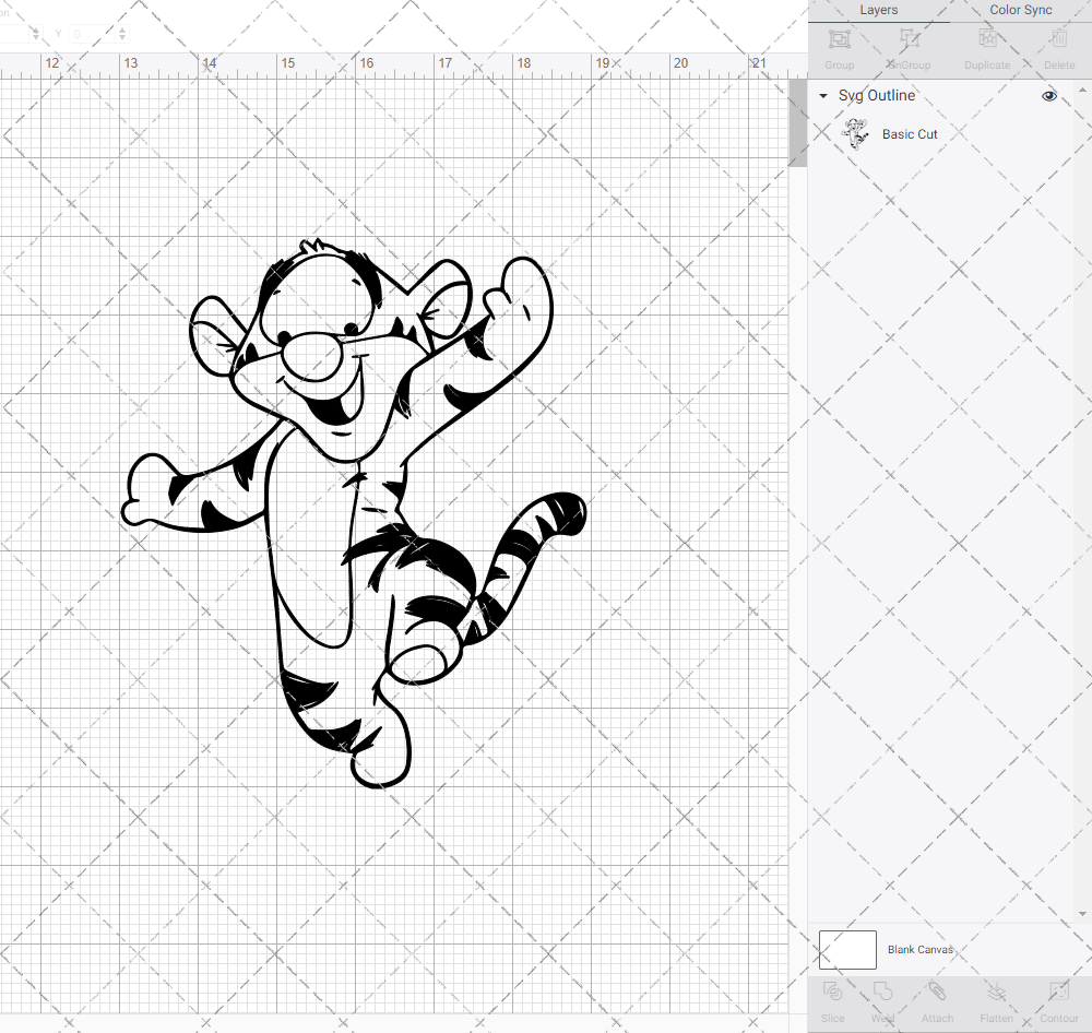 Baby Tigger - Winnie The Pooh 005, Svg, Dxf, Eps, Png - SvgShopArt