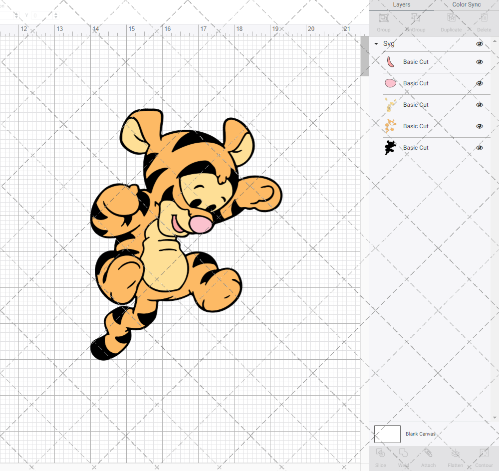 Baby Tigger - Winnie The Pooh, Svg, Dxf, Eps - SvgShopArt