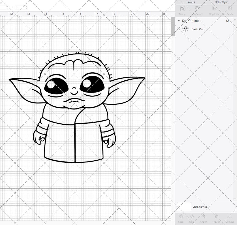Baby Yoda - Mandalorian, Svg, Dxf, Eps, Png - SvgShopArt
