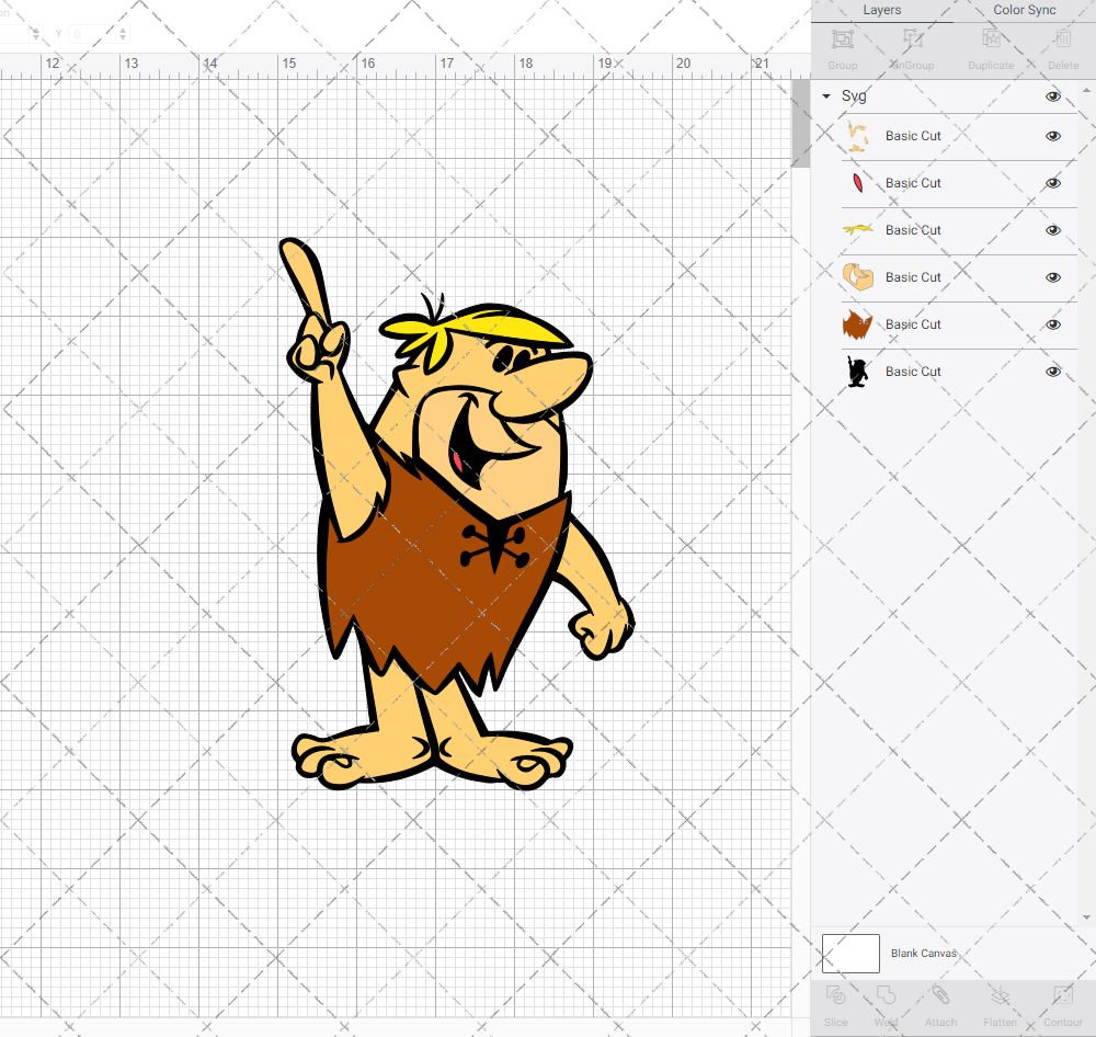 Barney Rubble - The Flintstones, Svg, Dxf, Eps, Png - SvgShopArt