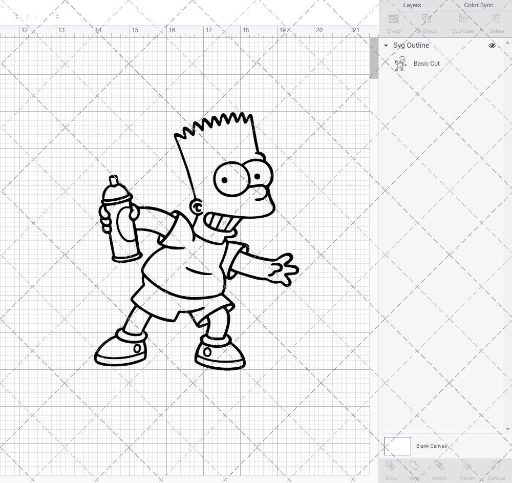 Bart Simpsons - The Simpsons 003, Svg, Dxf, Eps, Png - SvgShopArt