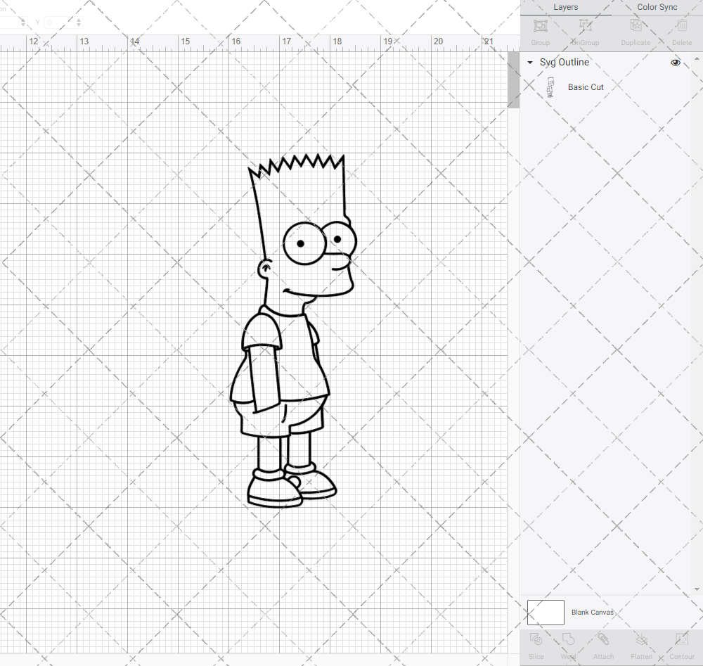 Bart Simpsons - The Simpsons 004, Svg, Dxf, Eps, Png - SvgShopArt