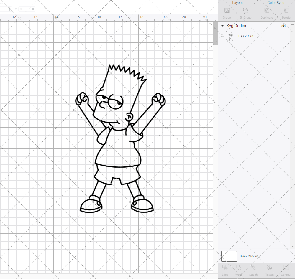Bart Simpsons - The Simpsons 005, Svg, Dxf, Eps, Png - SvgShopArt