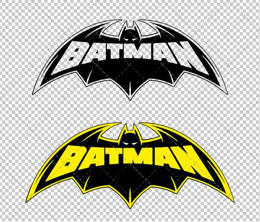 Batman Logo 002, Svg, Dxf, Eps, Png - SvgShopArt