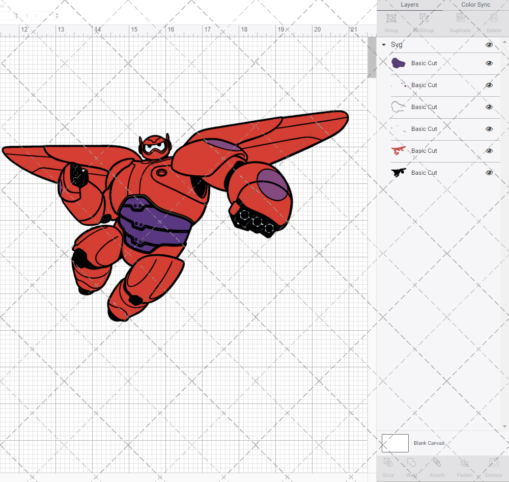 Baymax Mech - Big Hero 002, Svg, Dxf, Eps, Png - SvgShopArt