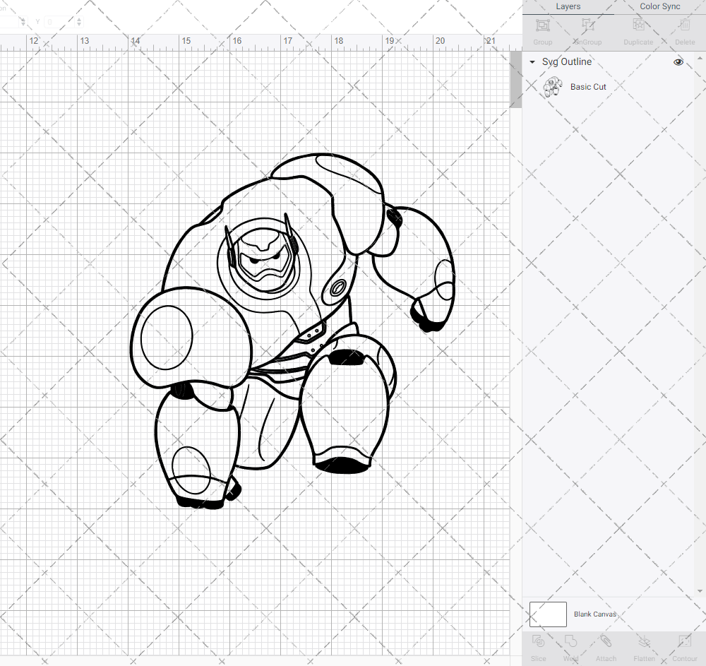 Baymax Mech - Big Hero, Svg, Dxf, Eps, Png - SvgShopArt