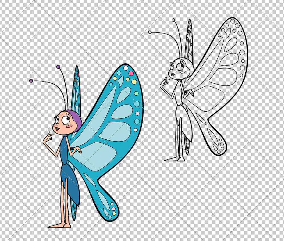 Beatrice - Maya the Bee, Svg, Dxf, Eps, Png - SvgShopArt