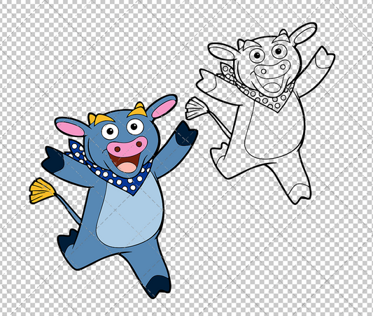 Benny - Dora the Explorer, Svg, Dxf, Eps, Png - SvgShopArt