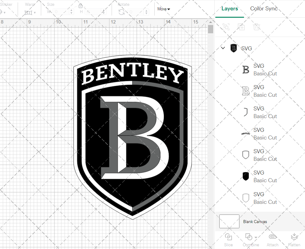 Bentley Falcons Secondary 2013 002, Svg, Dxf, Eps, Png 002