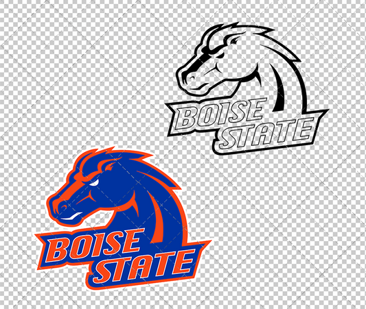 Boise State Broncos Alternate 2002 003, Svg, Dxf, Eps, Png