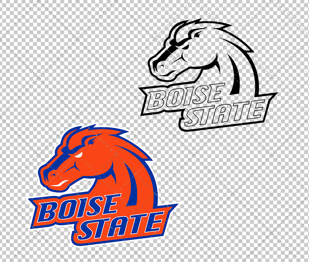 Boise State Broncos Alternate 2002 005, Svg, Dxf, Eps, Png 001