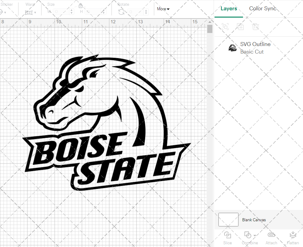 Boise State Broncos Alternate 2002, Svg, Dxf, Eps, Png 003