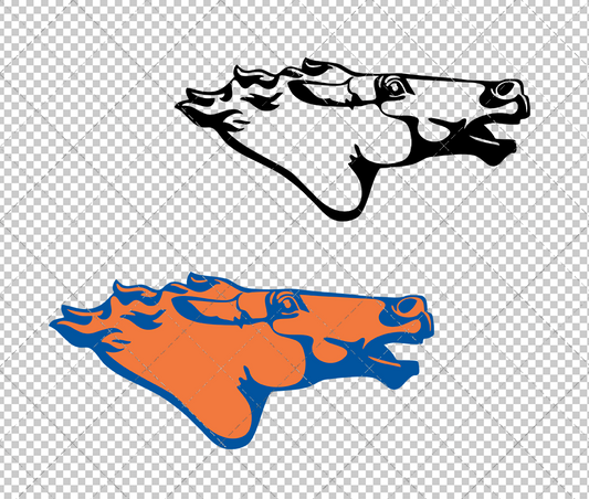 Boise State Broncos Secondary 1976, Svg, Dxf, Eps, Png