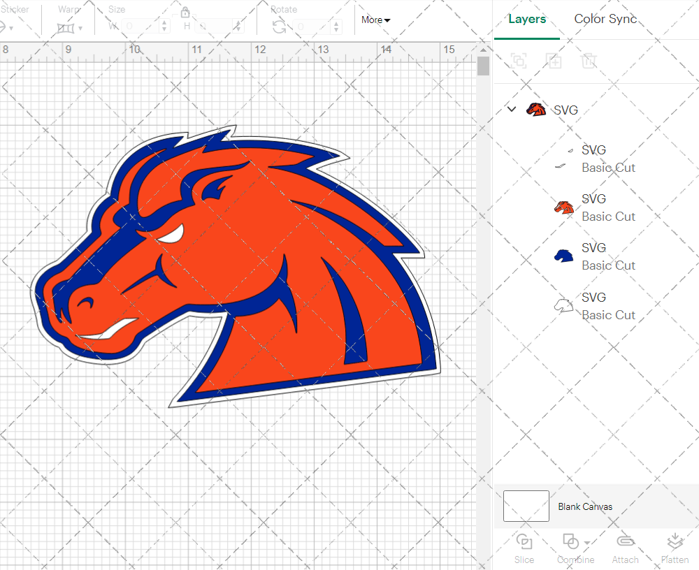 Boise State Broncos Secondary 2002 008, Svg, Dxf, Eps, Png 002