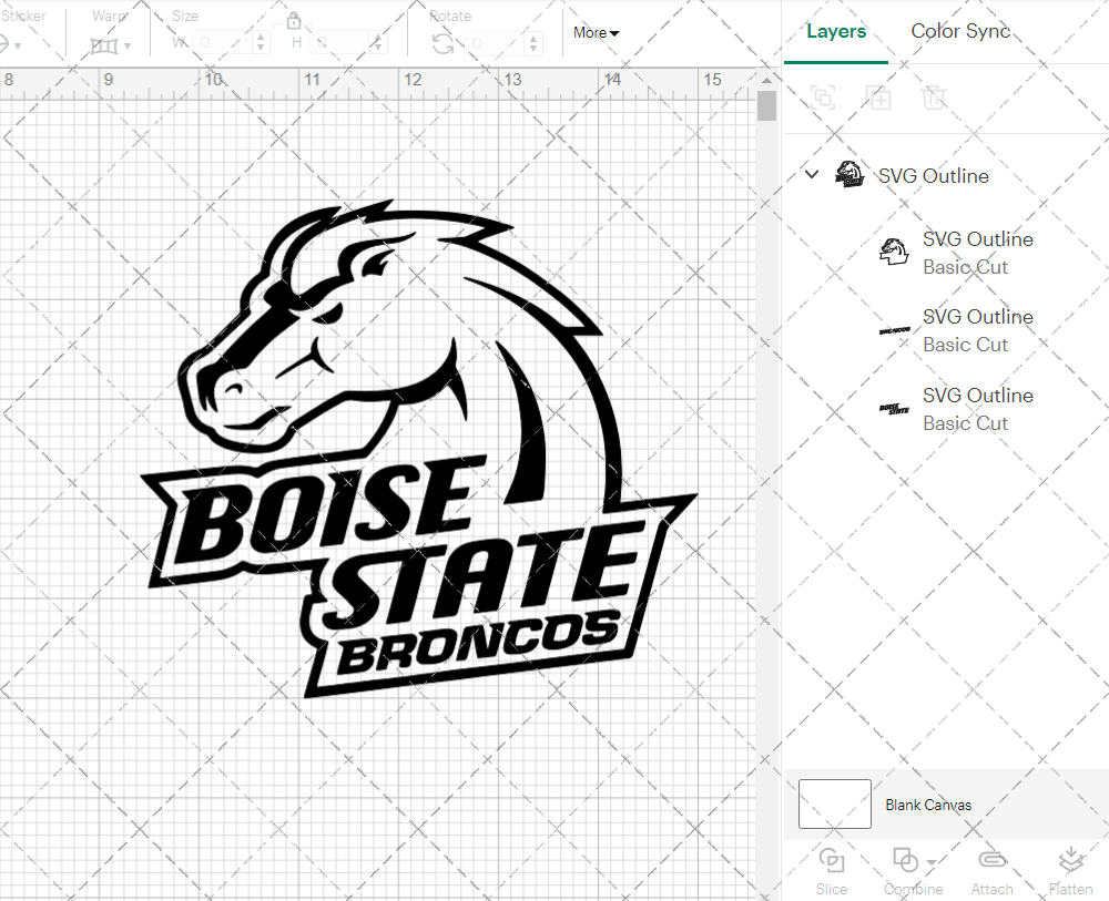 Boise State Broncos Secondary 2002 012, Svg, Dxf, Eps, Png 003
