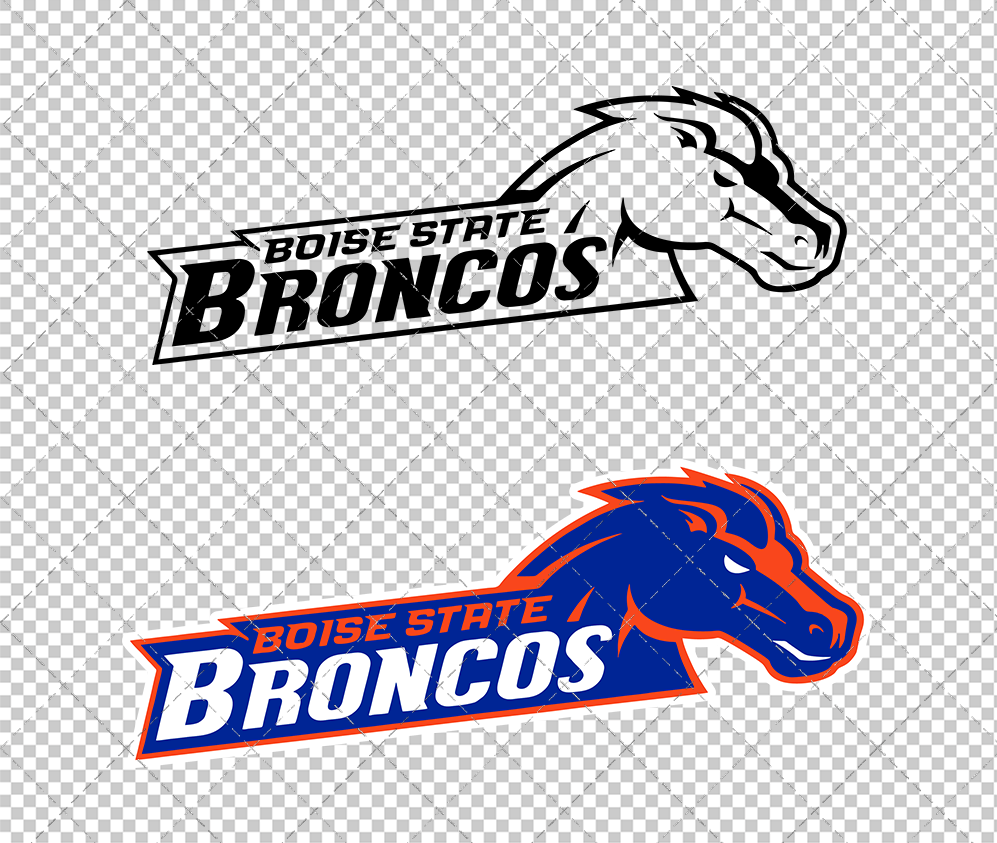 Boise State Broncos Secondary 2002 015, Svg, Dxf, Eps, Png