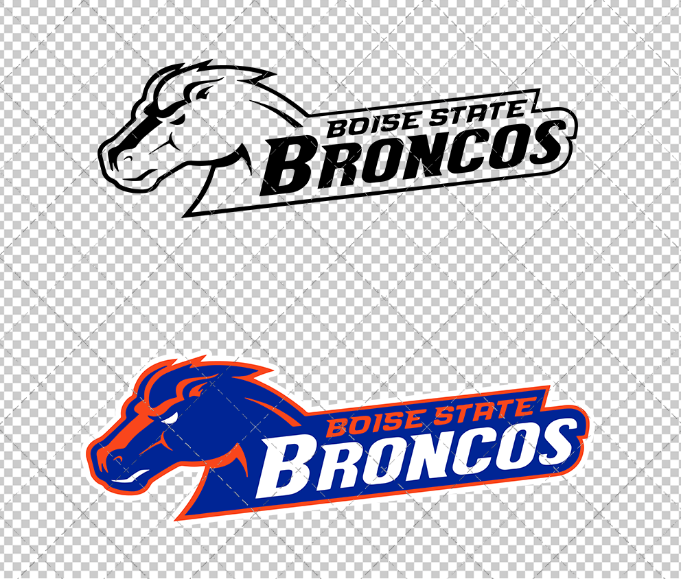 Boise State Broncos Secondary 2002 016, Svg, Dxf, Eps, Png