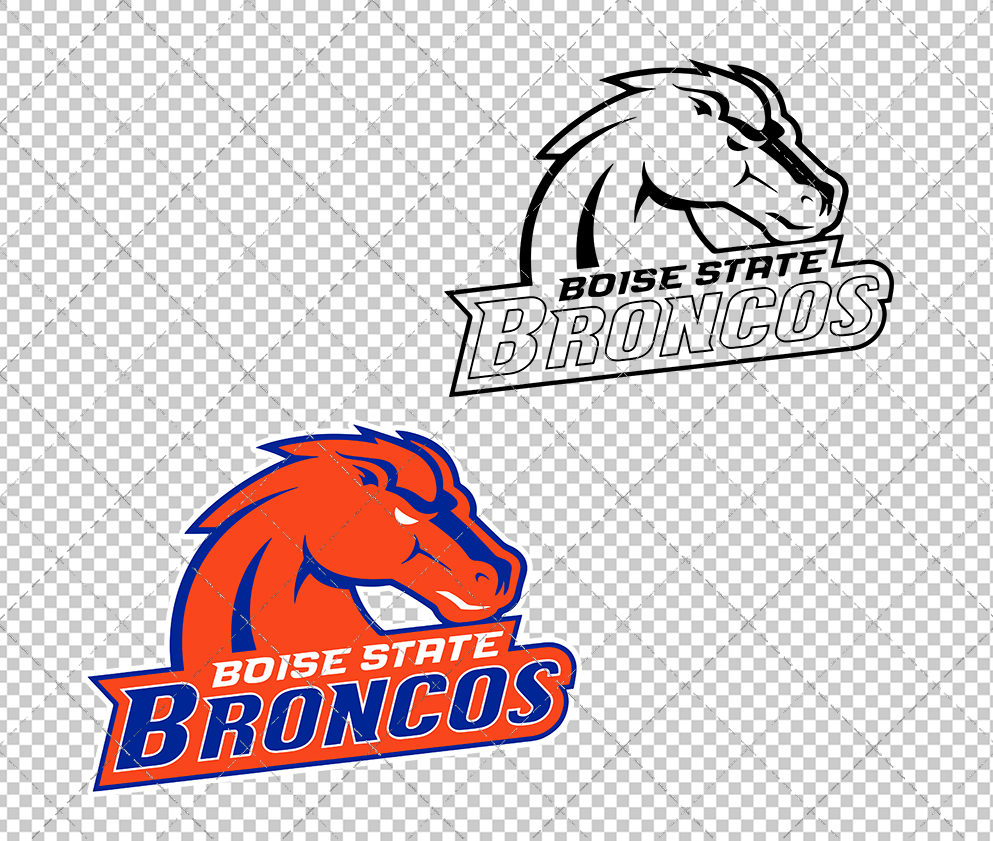 Boise State Broncos Secondary 2002 025, Svg, Dxf, Eps, Png