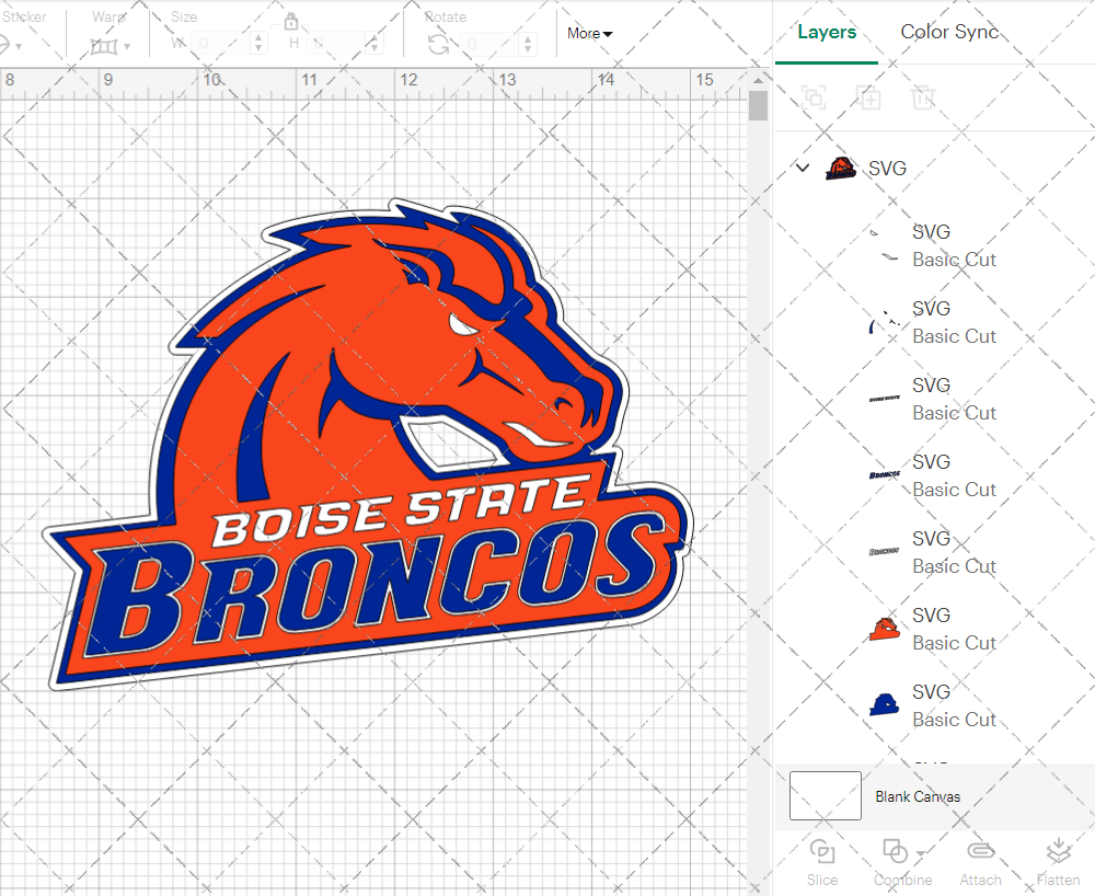 Boise State Broncos Secondary 2002 025, Svg, Dxf, Eps, Png 002