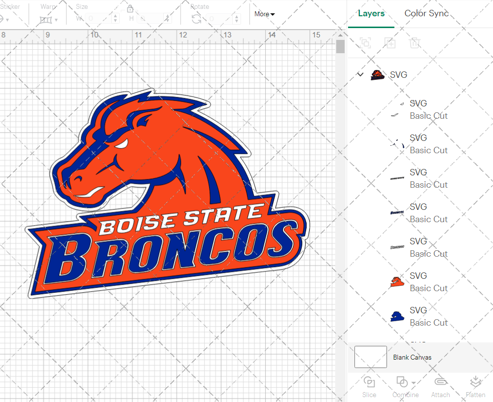 Boise State Broncos Secondary 2002 026, Svg, Dxf, Eps, Png 002